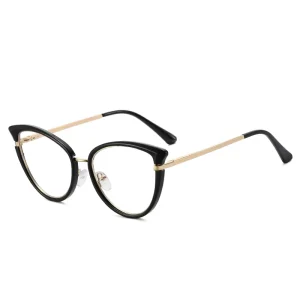 MS 95303 Women Metal Spectacles Reading Optical Glasses Frames Eyewear Blue Light