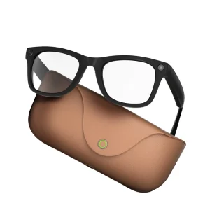 MT5 Ultra AI Smart Glasses with Camera WiFi 6 Bluetooth Calling AI Translation Audio and Charging Case for OEM