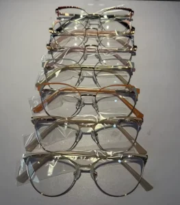 Made in China High Quality Metal Cat Eye Glasses Women’s Eyeglass Frames Printed with Your Logo