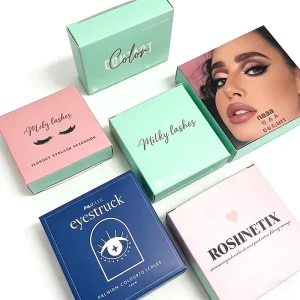 Magiceye Lens Box with Company logo for 1 Pair Contact Lenses Packaging Paper Box with Labels