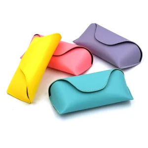 Magnetic Closure Colorful Soft Glasses Case Custom Sunglasses Case