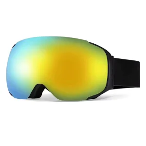 Magnetic Ski Goggles Double Transparent Lens Snowboard Safety Glasses Mirror Polarized Lens Snow Sports Eyewear