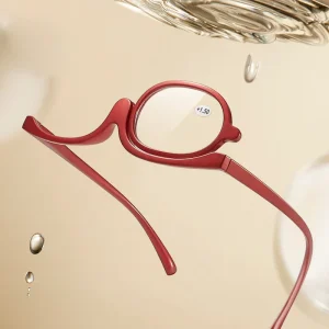 Makeup Reading Glasses for Women HD Single Lens Rotating Makeup Reading Glasses 1.5