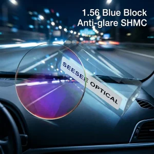 Manufacturer 1.56 Blue Cut Anti-glare Driving Optical Lenses