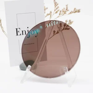 Manufacturer 1.56 Photochromic Brown CB Coating SHMC UV410 Resin 98-99% Transmittance Eyeglass Lens