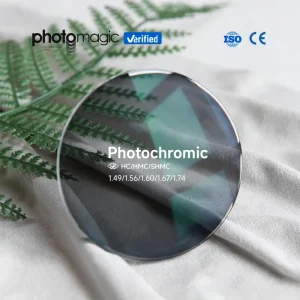 Manufacturer Clear Plastic 1.56 HMC Coating Photochromic Single Vision Spectacle Lenses for Eyewear