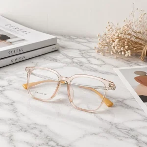 Manufacturer Color-Block Square Metal and TR90 Optical Eyeglass Frames