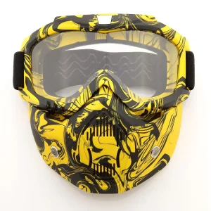 Manufacturer Custom Mens Motocross Goggles Polarized Mirror Lens Moto Sports Sunglasses Fashion Motorcycle Riding Safety Glasses