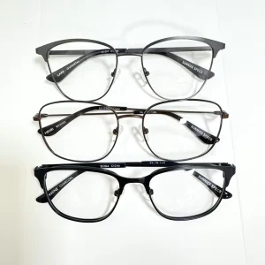 Manufacturer Retro Metal Square Full-Rim Optical Glasses