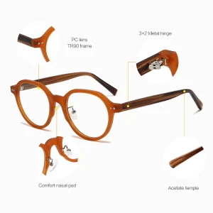 Manufacturer Round Optical Eyeglass Frames Unisex
