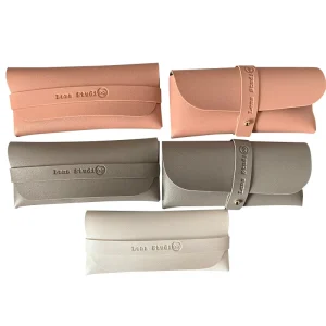 Manufacturer Soft PU Leather Sunglasses Case Organizer with Custom Logo