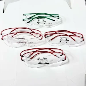 Manufacturer Ultra elastic Temple with Rimless Spectacle Frames Comfortable to Wear Mixed for Unisex