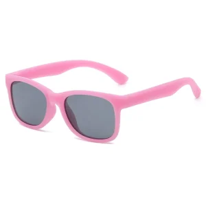 Manufacturers Eco friendly Silicone Material UV400 Candy Color Sunglasses for Baby Kids Outdoor Decoration ultra Soft Shades