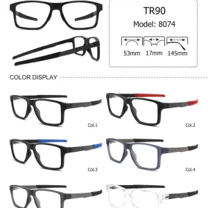 Marco De Gafas Sport TR90 Con Temple Metalica Marco Optico