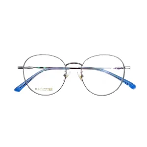 Memory Titanium Full-Rim Unisex Clear-Lens Reading Glasses