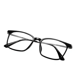 Men Reading Glasses Blue Light Blocking Black TR90 Frame Lightweight Senior Eyewear Custom Logo Model 101