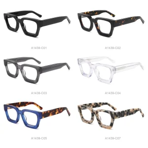 Men’s Acetate Rectangle Optical Eyeglass Frames