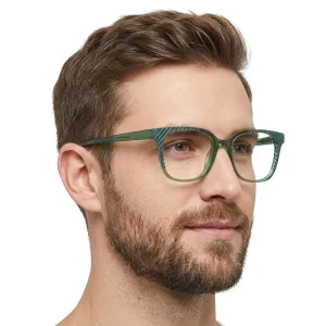 Men’s Acetate Square Optical Eyeglass Frames