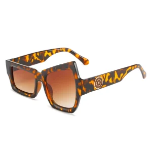Men’s Asymmetrical Square Irregular-Shaped Sunglasses