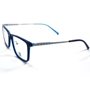 Men’s Blue Titanium Optical Eyeglass Frames