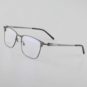 Men’s Business Casual Square Pure Titanium Myopia Glasses Frame