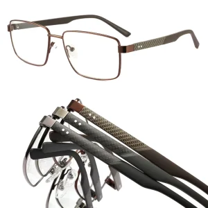 Men’s Carbon Fiber Optical Eyeglasses Frames LE6483