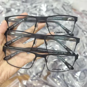 Men’s Fashionable Metal Full Rim Glasses Solid Blue Brown Oval Shape for Reading Fast Delivery