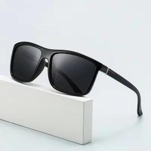 Men’s Gradient Sunglasses, PC Frame, TAC Lenses, Black, Driving and Outdoor Sports