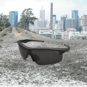 Men’s Outdoor Cycling Sunglasses with Flip Design, Night Vision, Polarized UV400 Lenses and PC Frame