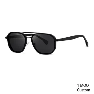 Men’s Polarized Sunglasses Classic Double Beam for Driving Use UV Blocking Logo Custom 1pc Min