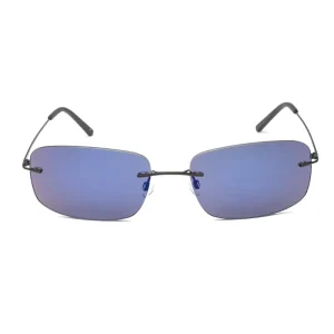 Men’s Pure Titanium Rimless Polarized Sunglasses