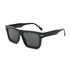 Men’s Square Frame UV400 Sunglasses with Logo