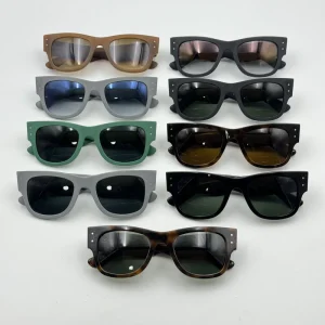 Men’s Sunglasses R 4840S Glass Lens Acetate Frame Outdoor Business Glasses
