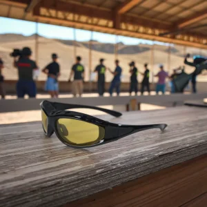 Men’s Tactical Combat Sports Eyewear PC Frame Cycling Outdoor Safety Glasses for Driving and Shooting