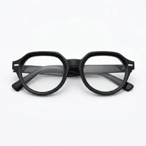 Men’s Tortoise Acetate Optical Eyeglasses Frames Vintage Retro Rivet Eyewear