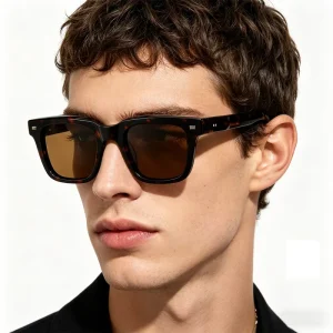 Men’s Vintage Sunglasses Unisex Custom logo Assorted Men’s Sunglasses Uv400 Italian Acetate Polarized Sunglasses