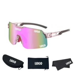 Men’s and Women’s Gradient Frameless Oversized Mirrored Windproof Polarized Waterproof Sunglasses UV Protection