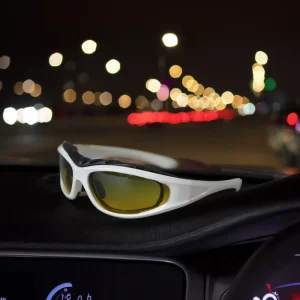 Men’s and Women’s Night Driving Sunglasses TAC Polarized Clear Lenses UV400