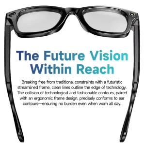 Meta Lookalike AI Smart Glasses 800W HD Camera Gesture Control WIFI Sync Built in ChatGPT Outdoor Eyewear for Men Women