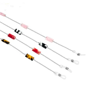 Metal Acrylic Jewelry Silver Reading Eyeglasses Cords Glasses Sunglass Chain Eyewear Accessory