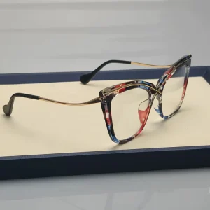 Metal Cat-Eye Optical Frames for Women