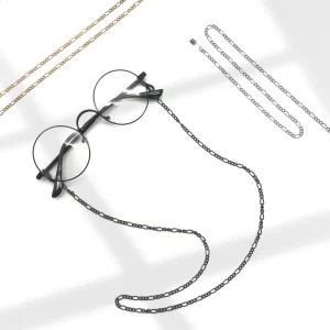Metal Face Mask and Eyeglass Chain
