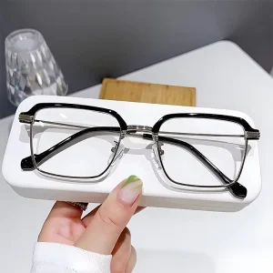 Metal Frame Anti-Blue Light Presbyopia Reading Glasses 100-400 Degree Retro Style