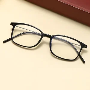 Metal Frame Reading Glasses Anti Blue Light Clear Lens Gray Frame Model XSDR-2001