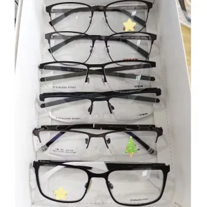 Metal Glasses Optical Frame Women Men Glasses Eyeglasses Frames in Stock