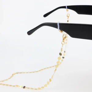 Metal Gold Anti-slip Eyeglass Lanyard Sunglasses Chain