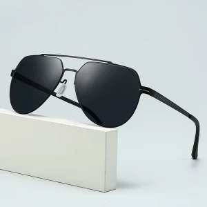 Metal Men’s Driving and Sport Sunglasses with TAC Polarized Lenses