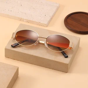 Metal PC Custom Logo Unisex Sunglasses