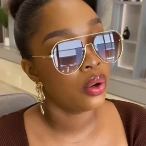 Metal Punk Retro Sunglasses for Women
