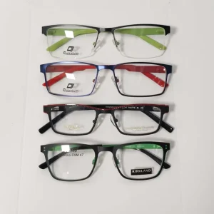 Metal Rectangle Full Rim Optical Frame Mixed Stock Trendy Durable Lightweight Men’s Stylish Daily Wear Eyeglasses Frames Eyewear